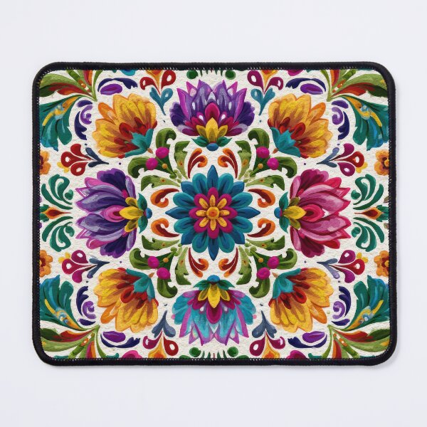 Item preview, Mexican Folk Floral Pattern | Talavera Botanical Design designed and sold by MythicMood.