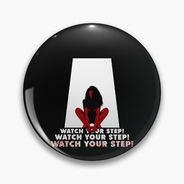 Item preview, Watch your Step | Creepy Demon Girl in a Doorway designed and sold by ProdbyNiECO.