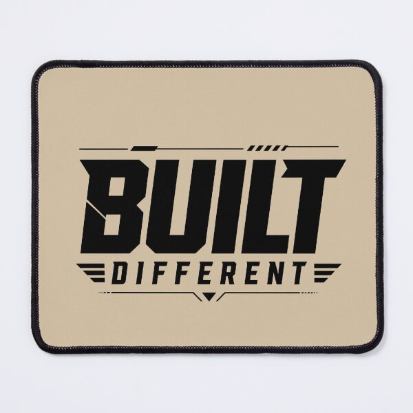 Item preview, Built Different – Bold Streetwear Typography Design designed and sold by VioVibe.