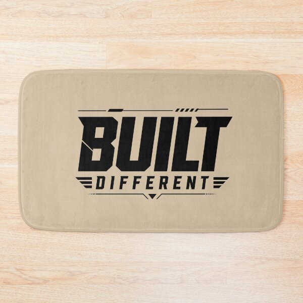 Item preview, Built Different – Bold Streetwear Typography Design designed and sold by VioVibe.