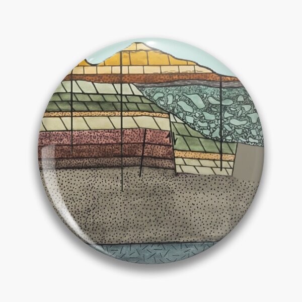 Item preview, Geologic Cross Section: Decorah Impact Crater designed and sold by GeoSplore.