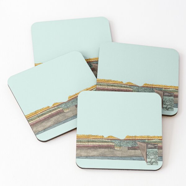 Item preview, Geologic Cross Section: Decorah Impact Crater designed and sold by GeoSplore.