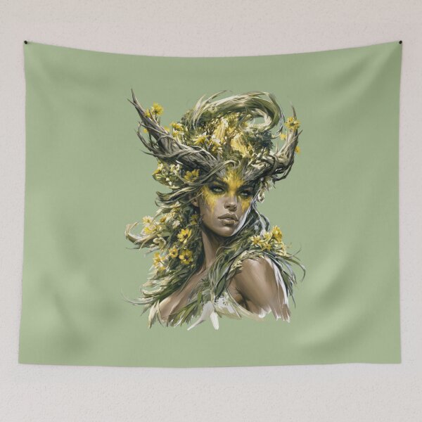 Item preview, Blossom Goddess of the Eternal Grove designed and sold by MythicMood.