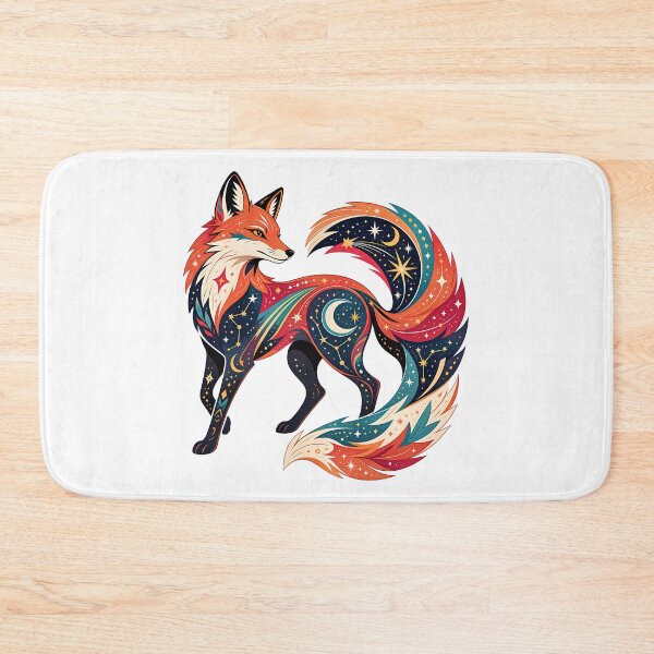 Item preview, Celestial Red Fox - Shooting Star Spirit designed and sold by Wild Creative Art.