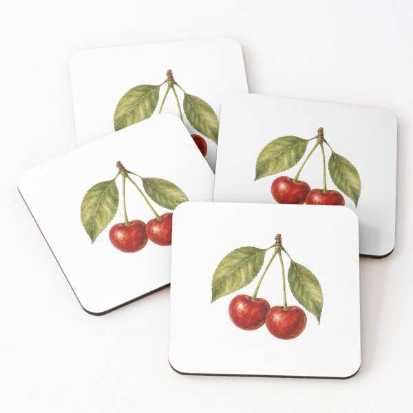 Item preview, Vintage Watercolor Cherries | Botanical Cherry Illustration designed and sold by Ethereal-Rain.