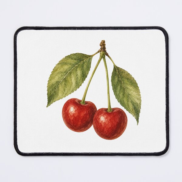 Item preview, Vintage Watercolor Cherries | Botanical Cherry Illustration designed and sold by Ethereal-Rain.