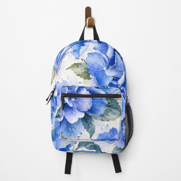 Item preview, Blue Hydrangea Watercolor Floral Pattern designed and sold by naturalsurvival.