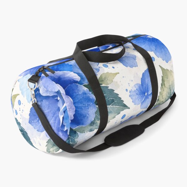 Item preview, Blue Hydrangea Watercolor Floral Pattern designed and sold by naturalsurvival.