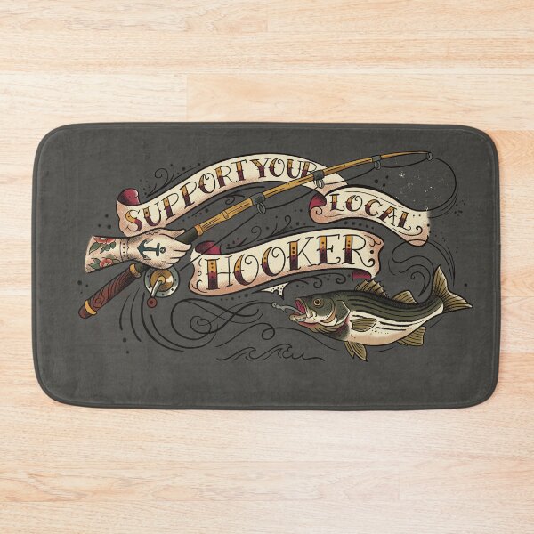 Item preview, Support your local hook / fisherman  designed and sold by Karl Downes.