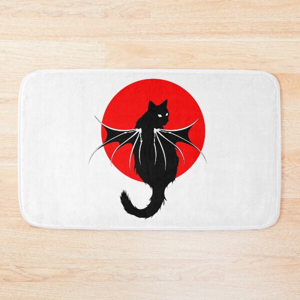 Item preview, Demonic Cat | Creepy Cat with Bat Wings designed and sold by ProdbyNiECO.