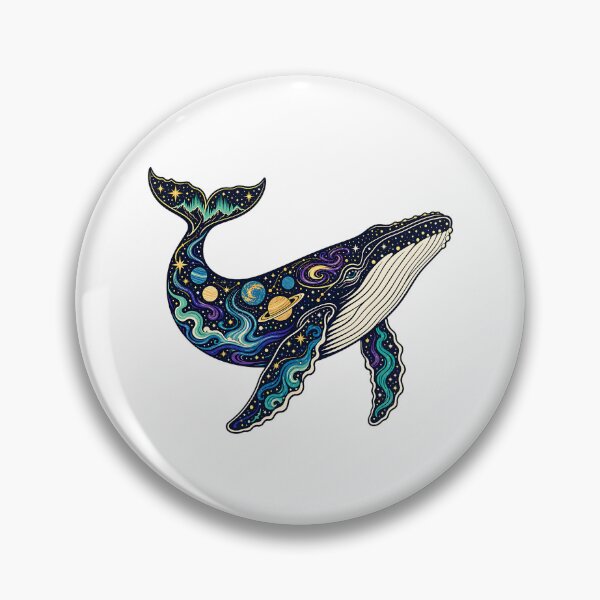 Item preview, Celestial Whale - Cosmic Ocean Spirit designed and sold by Wild Creative Art.