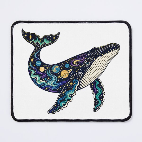 Item preview, Celestial Whale - Cosmic Ocean Spirit designed and sold by Wild Creative Art.
