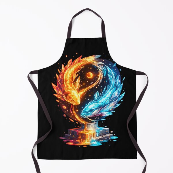Item preview, Fire and Ice Koi Yin Yang – Cosmic Balance Art designed and sold by CreativeMindsetLab.