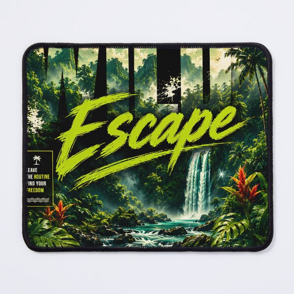 Item preview, Wild Escape – Nature Is Calling, Answer With Adventure | Tropical Jungle Paradise designed and sold by Genesis-Ink.