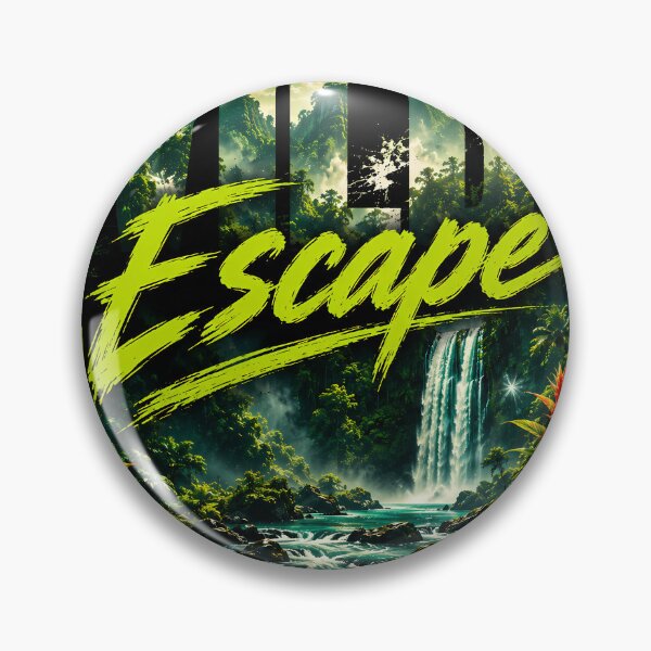 Item preview, Wild Escape – Nature Is Calling, Answer With Adventure | Tropical Jungle Paradise designed and sold by Genesis-Ink.