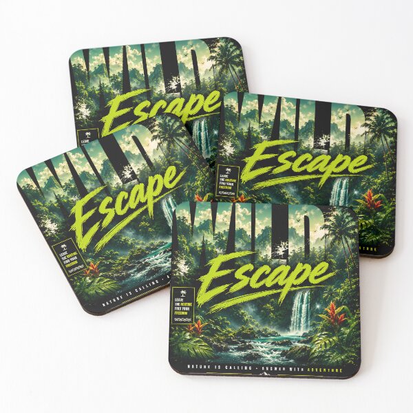 Item preview, Wild Escape – Nature Is Calling, Answer With Adventure | Tropical Jungle Paradise designed and sold by Genesis-Ink.