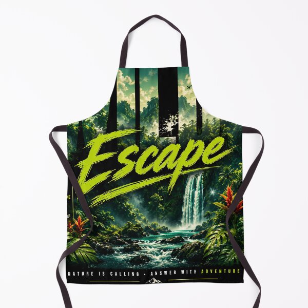 Item preview, Wild Escape – Nature Is Calling, Answer With Adventure | Tropical Jungle Paradise designed and sold by Genesis-Ink.