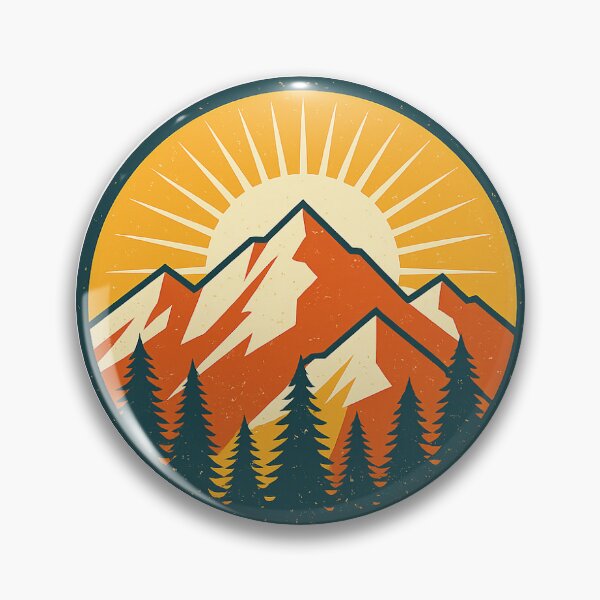 Item preview, vintage Mountains sunset  designed and sold by Primeneststudio.