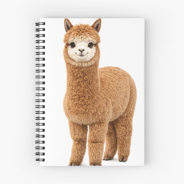 Item preview, Cute Brown Alpaca with White Face – Adorable Alpaca Illustration | Kawaii Farm Animal Art designed and sold by Fabrifrank.