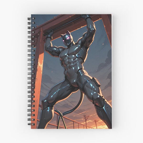 Item preview, Art - Feline Anthropomorphic Figure, Stylized Warrior in Futuristic Armor designed and sold by AnimeShin.