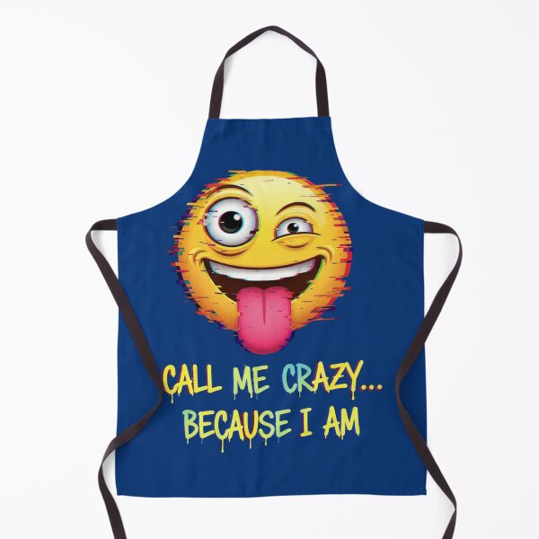 Item preview, CALL ME CRAZY - Glitch Emoji Art - Urban Style designed and sold by Urban-InkStudio.