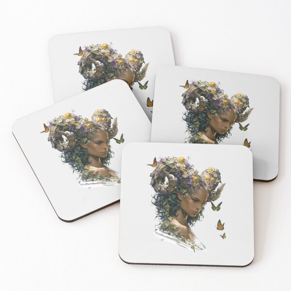 Item preview, Forest Goddess with Butterflies  designed and sold by MythicMood.