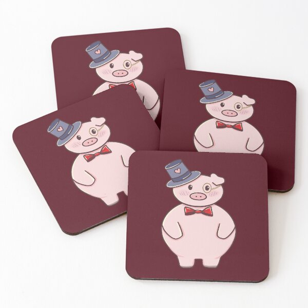 Item preview, Cute Pig Wearing A Hat  designed and sold by zcatstudio.