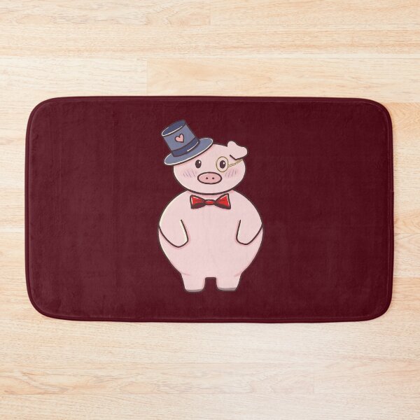 Item preview, Cute Pig Wearing A Hat  designed and sold by zcatstudio.