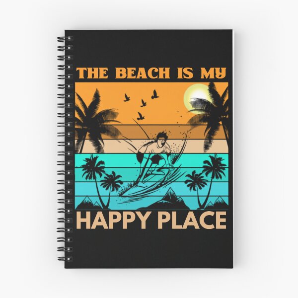 Item preview, The Beach is My Happy Place for Surfing designed and sold by MalwasBasket.