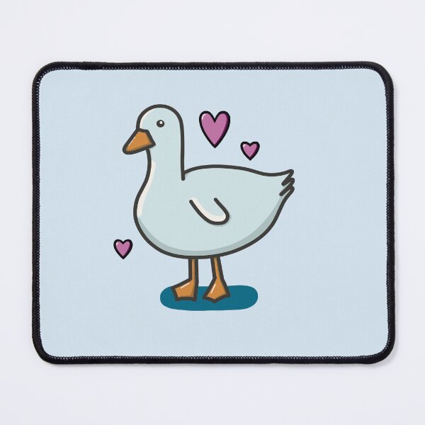 Item preview, Cute Blue Duck with Hearts, Valentine Duck designed and sold by zcatstudio.