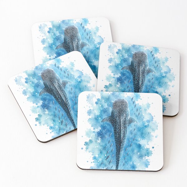 Item preview, whale shark watercolor style designed and sold by Anime9122.