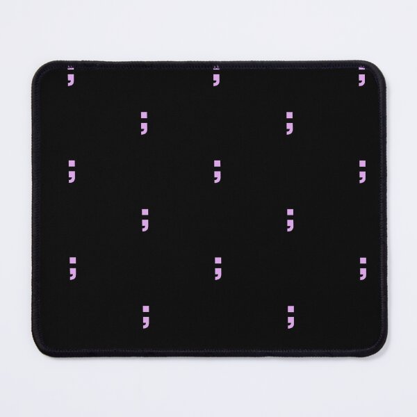 Item preview, Soft purple semicolon designed and sold by No niche world.