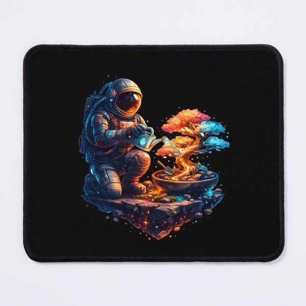Item preview, Cosmic Astronaut Bonsai – Space Zen Garden designed and sold by CreativeMindsetLab.
