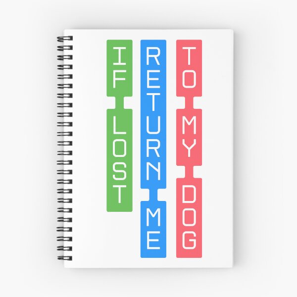 Item preview, If lost return me to my dog designed and sold by cloudberyDesign.