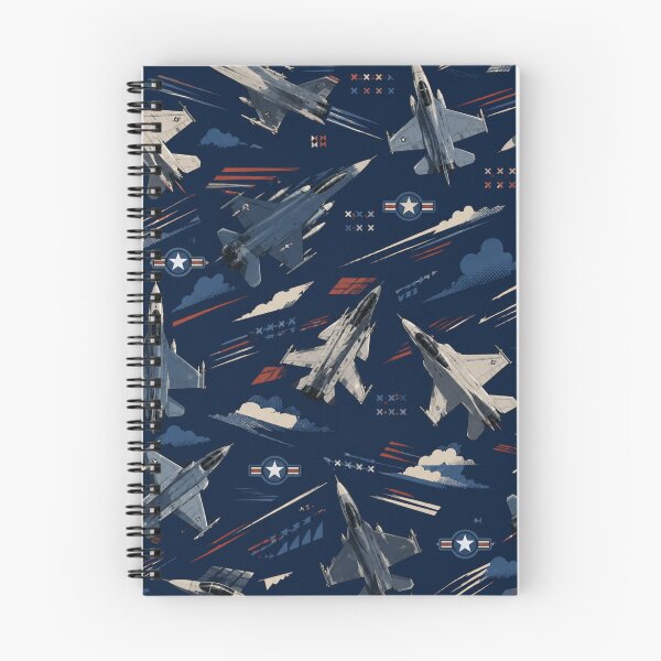 Item preview, pattern of american air force fighter jets  designed and sold by PilotandPlane.
