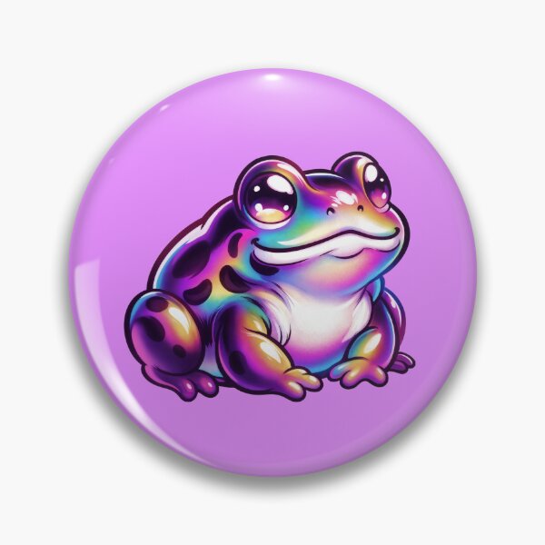 Item preview, Cute Iridescent Rainbow Frog designed and sold by BeetleyBee.