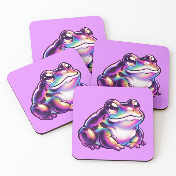 Item preview, Cute Iridescent Rainbow Frog designed and sold by BeetleyBee.