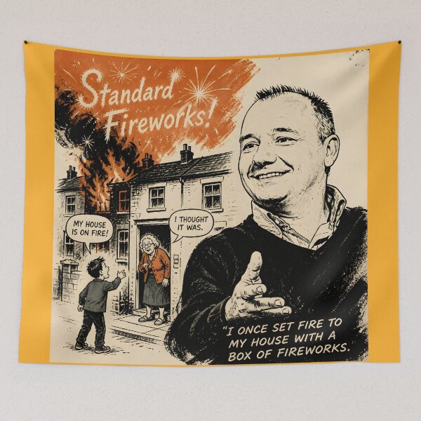 Item preview, Bob Mortimer fireworks  designed and sold by JosieandRose.