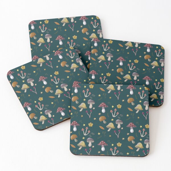 Item preview, Autumn Mushroom Cottagecore Print designed and sold by zcatstudio.