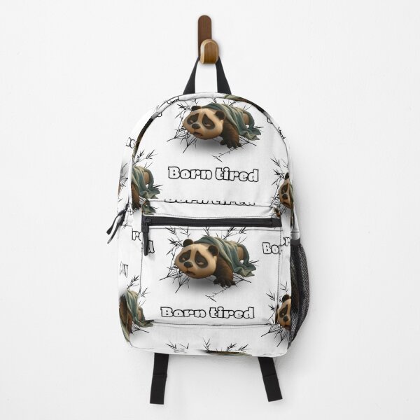 Item preview, Funny Panda Born Tired Quote Design designed and sold by BULAIR89.