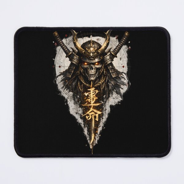 Item preview, Samurai Skull Warrior – Dark Katana Emblem designed and sold by CreativeMindsetLab.