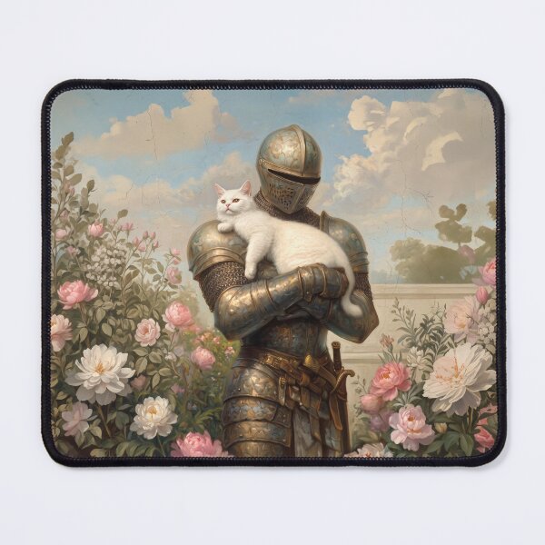 Item preview, Knight and White Cat Garden designed and sold by Anatolii_Kys.