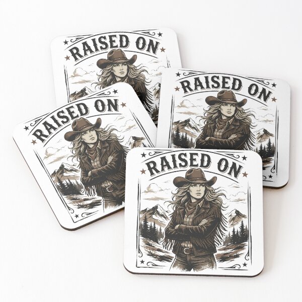 Item preview, Raised On Country Cowgirl Vintage Western Art designed and sold by BumbleBloom7.