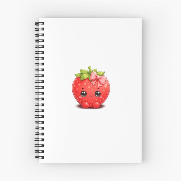 Item preview, Cute Kawaii Strawberry with Bow designed and sold by TİNYPRİNTSS.