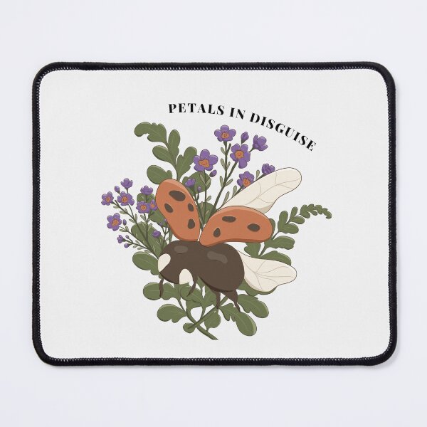 Item preview, Petals in Disguise Ladybug Botanical Art designed and sold by Zymetryart.