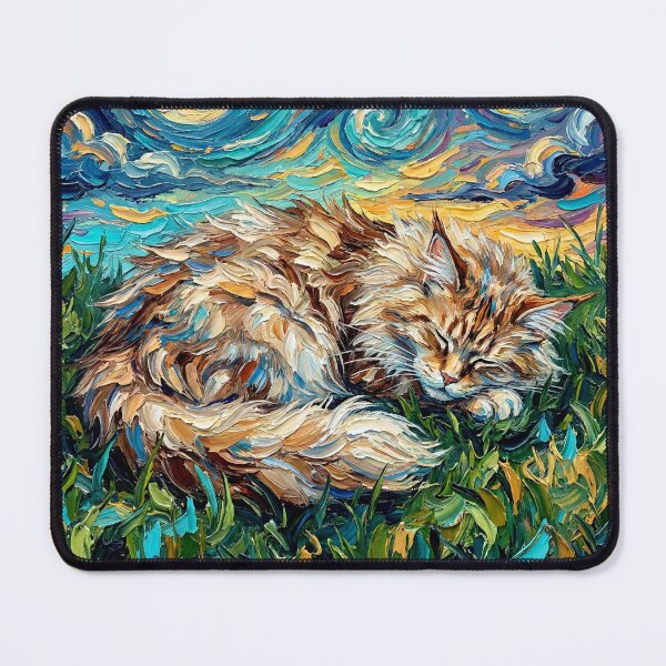 Item preview, Sleepy Maine Coon Night designed and sold by AjaTrier.