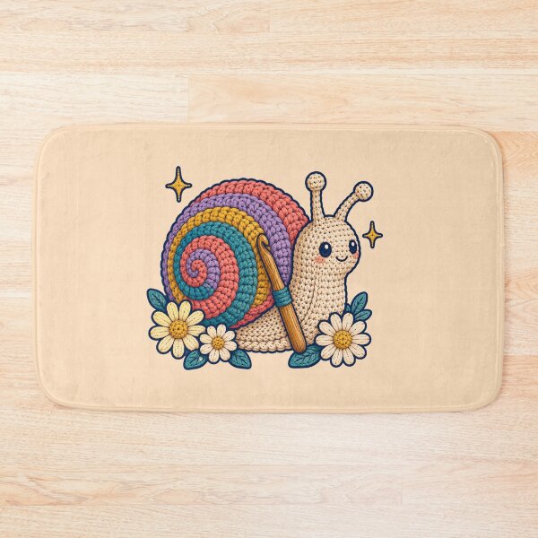 Item preview, Colorful Crochet Garden Snail designed and sold by Ora-kuro.