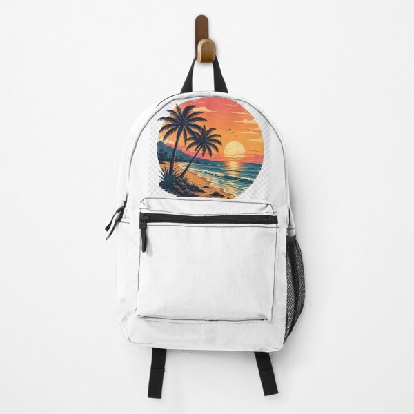 Item preview, Retro Tropical Beach Sunset Palm Tree Design designed and sold by NestDesigns1.