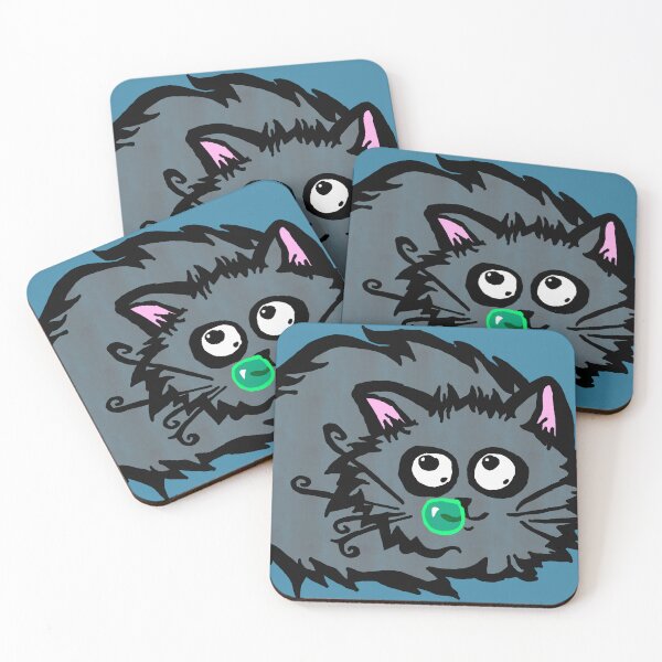 Item preview, Snot Nose Fluffy Cat with Background designed and sold by LavenderSkiesG.
