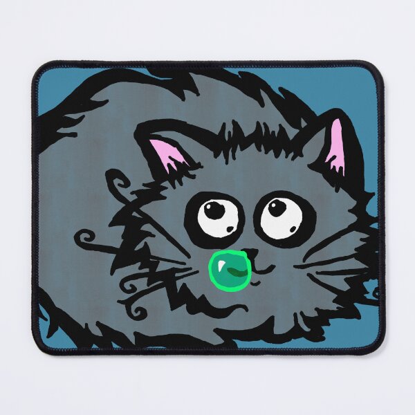 Artikelvorschau, Rotznase-Flauschkatze mit Hintergrund entworfen und verkauft von LavenderSkiesG.